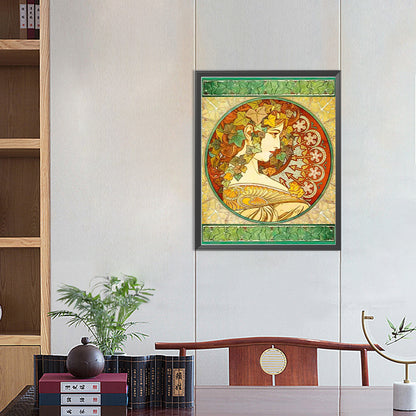 Old Master Painting Ivy - Full Round Drill Diamond Painting 40*50CM