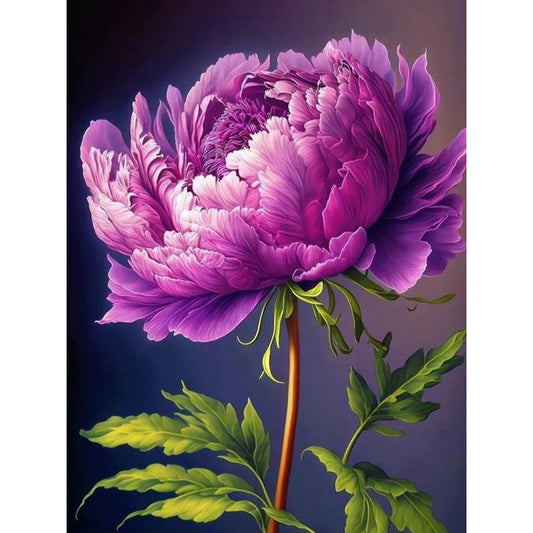Peony - Full Round Drill Diamond Painting 30*40CM