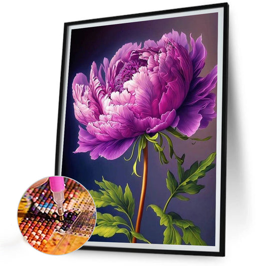 Peony - Full Round Drill Diamond Painting 30*40CM