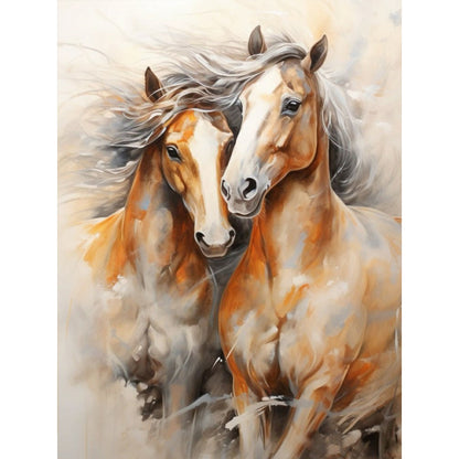 Elegant Horse - Full Round Drill Diamond Painting 30*40CM