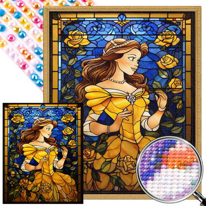 Princess - Full AB Round Drill Diamond Painting 40*50CM