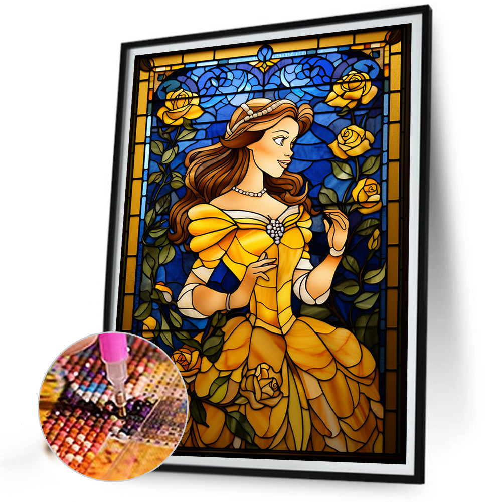 Princess - Full AB Round Drill Diamond Painting 40*50CM