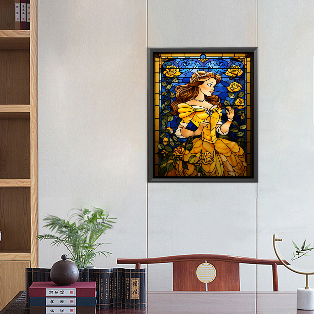 Princess - Full AB Round Drill Diamond Painting 40*50CM