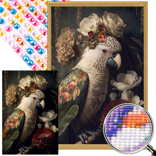 Parrot - Full AB Round Drill Diamond Painting 40*60CM