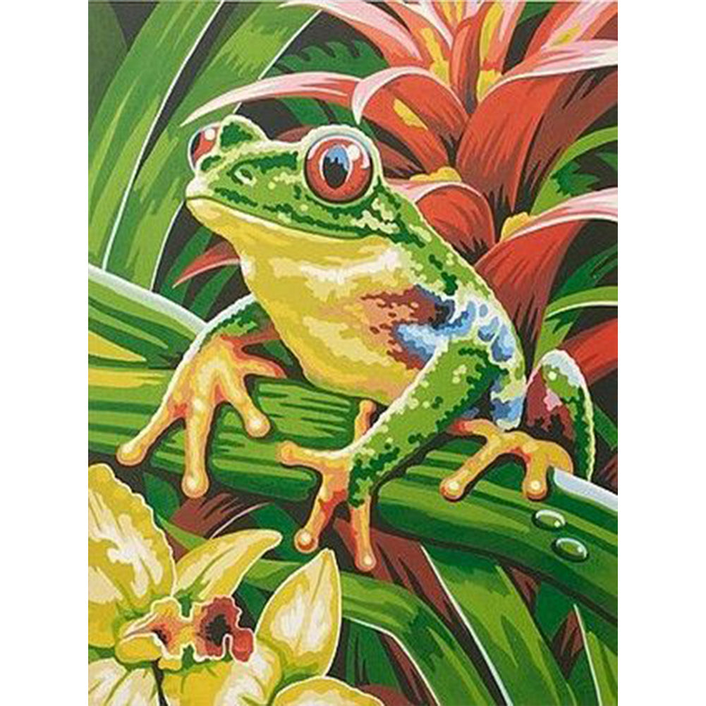 Frog - Full Round Drill Diamond Painting 30*40CM