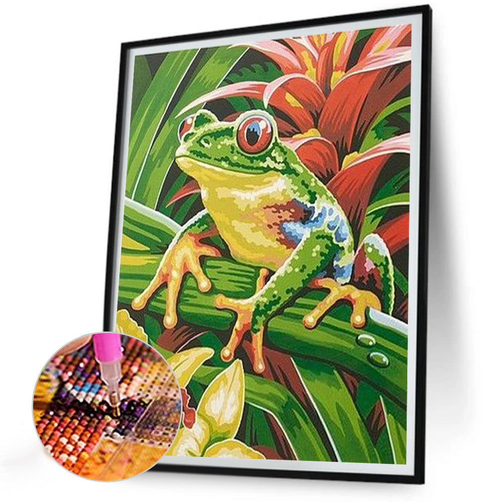 Frog - Full Round Drill Diamond Painting 30*40CM