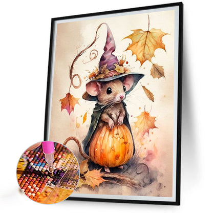 Halloween Magic Mouse - Full Square Drill Diamond Painting 30*40CM