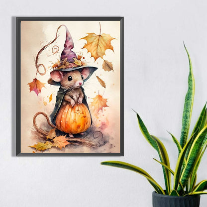 Halloween Magic Mouse - Full Square Drill Diamond Painting 30*40CM