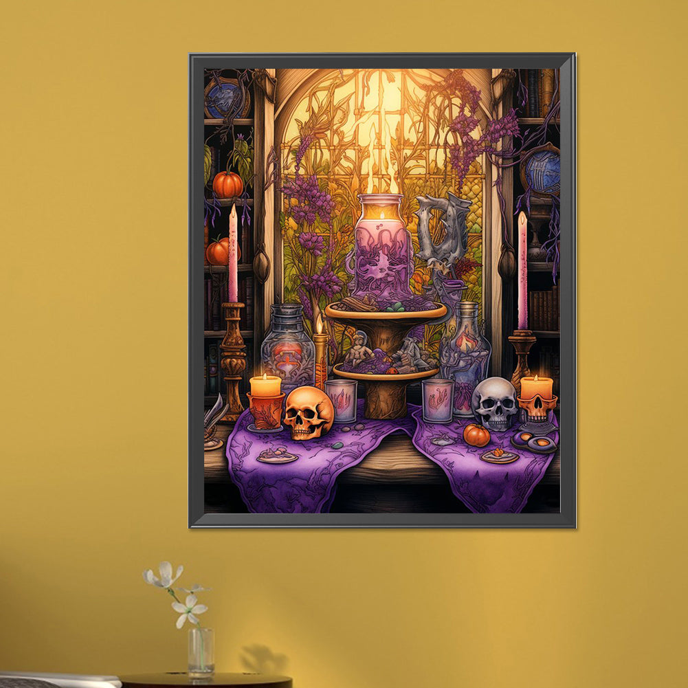 Halloween - Magic Space - Full Square Drill Diamond Painting 40*50CM