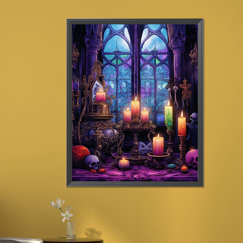 Halloween - Magic Space - Full Square Drill Diamond Painting 40*50CM