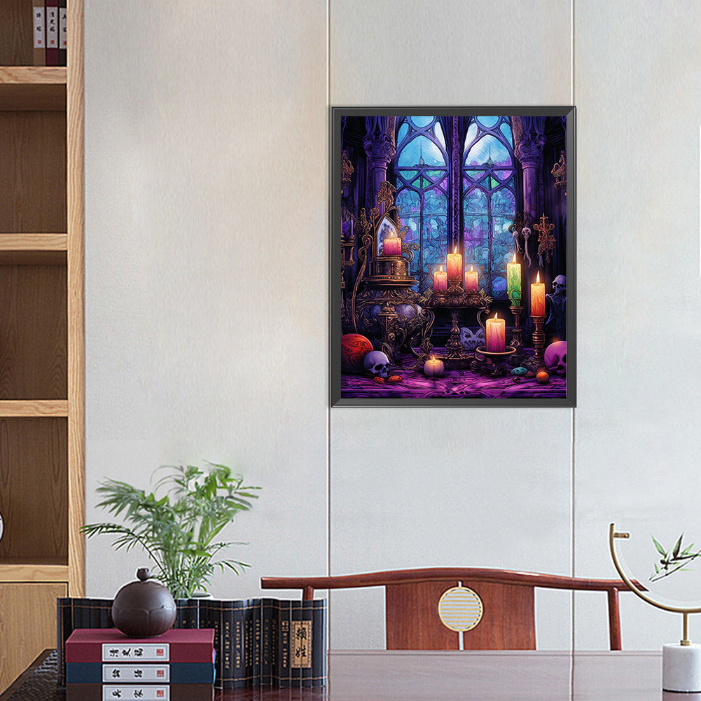 Halloween - Magic Space - Full Square Drill Diamond Painting 40*50CM