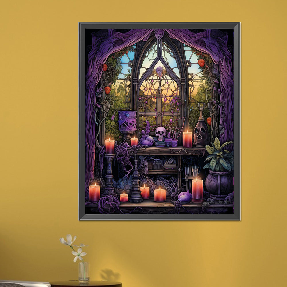 Halloween - Magic Space - Full Square Drill Diamond Painting 40*50CM