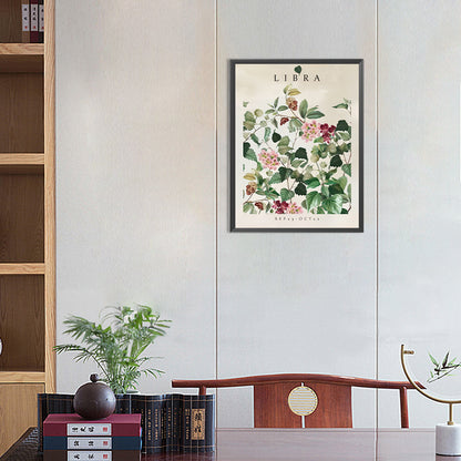 Libra Flower - Full Round Drill Diamond Painting 30*40CM