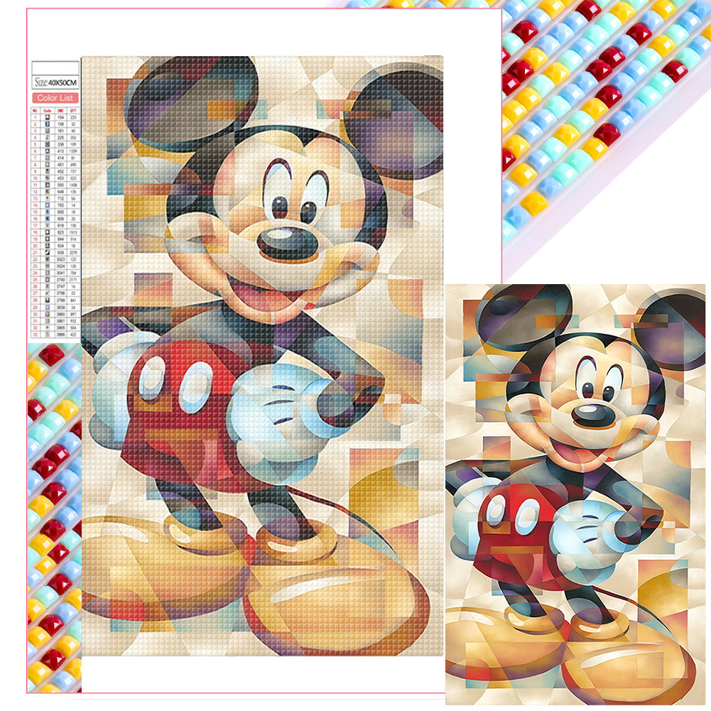 Mickey - Full Square Drill Diamond Painting 30*50CM