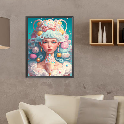 Candy Girl - Full Round Drill Diamond Painting 30*40CM