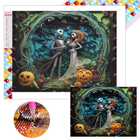 Halloween - Corpse Bride - Full Square Drill Diamond Painting 40*30CM