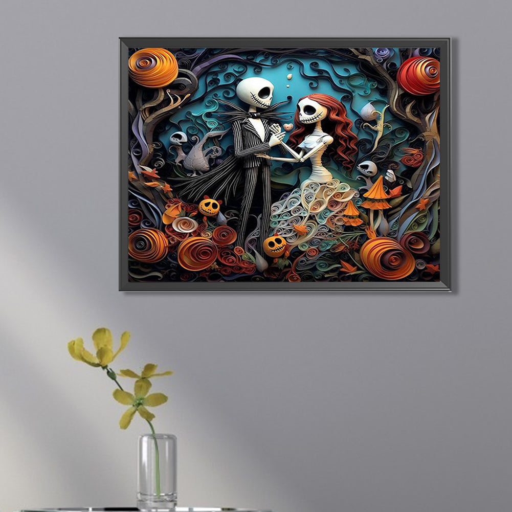 Halloween - Corpse Bride - Full Square Drill Diamond Painting 40*30CM