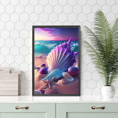 Sea Shells - Full Square Drill Diamond Painting 20*30CM