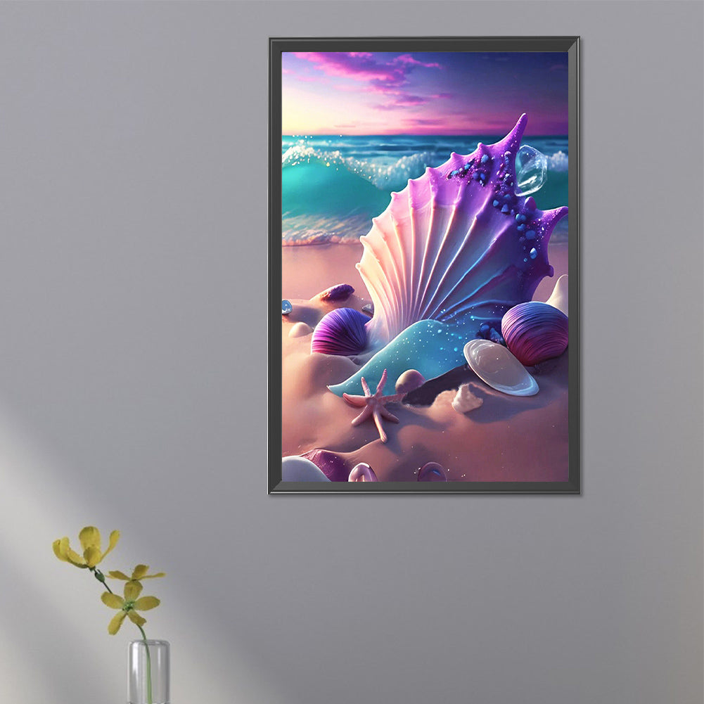 Sea Shells - Full Square Drill Diamond Painting 20*30CM