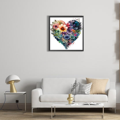 Love Flowers - Full Round Drill Diamond Painting 30*30CM
