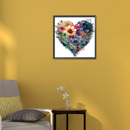 Love Flowers - Full Round Drill Diamond Painting 30*30CM