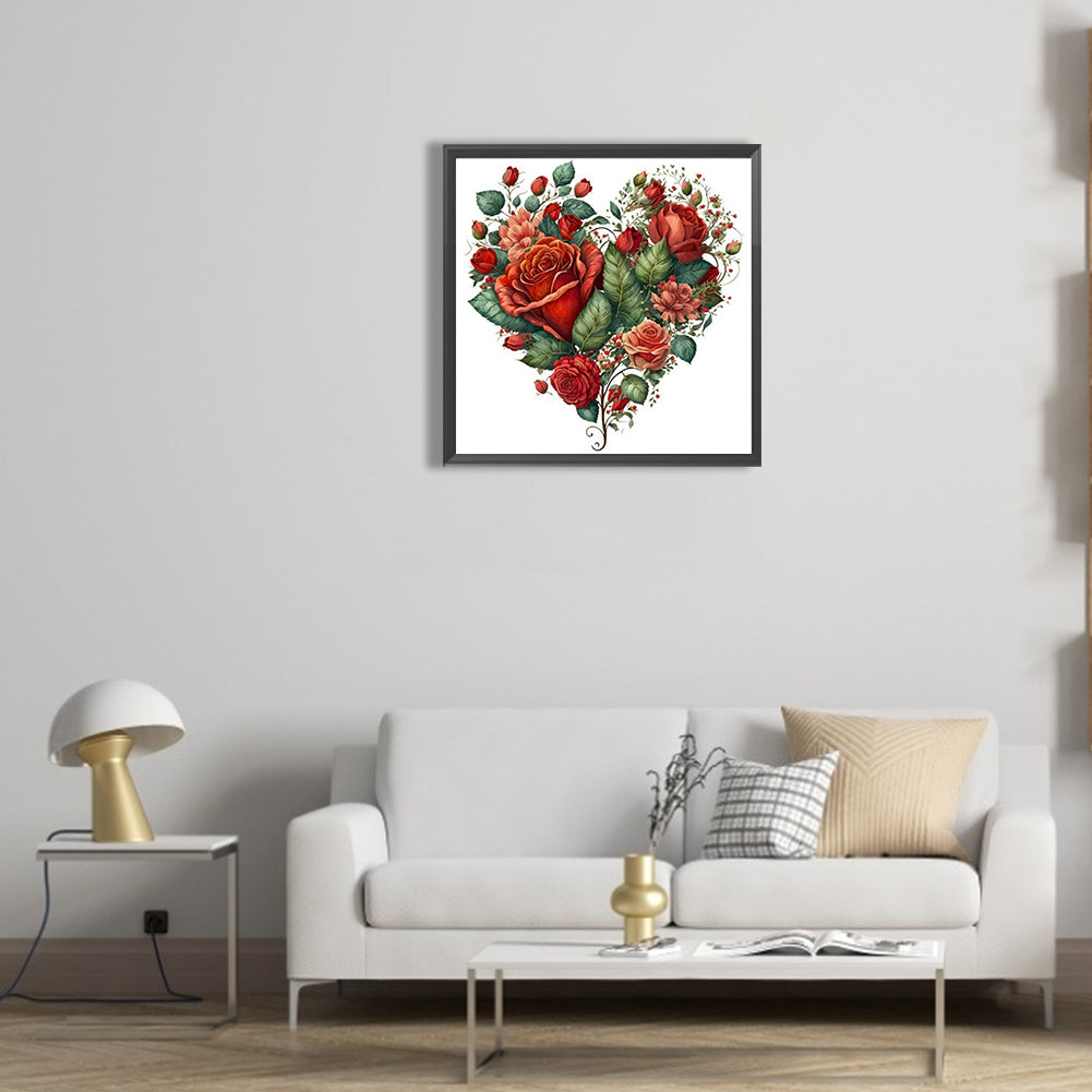 Love Flowers - Full Round Drill Diamond Painting 30*30CM