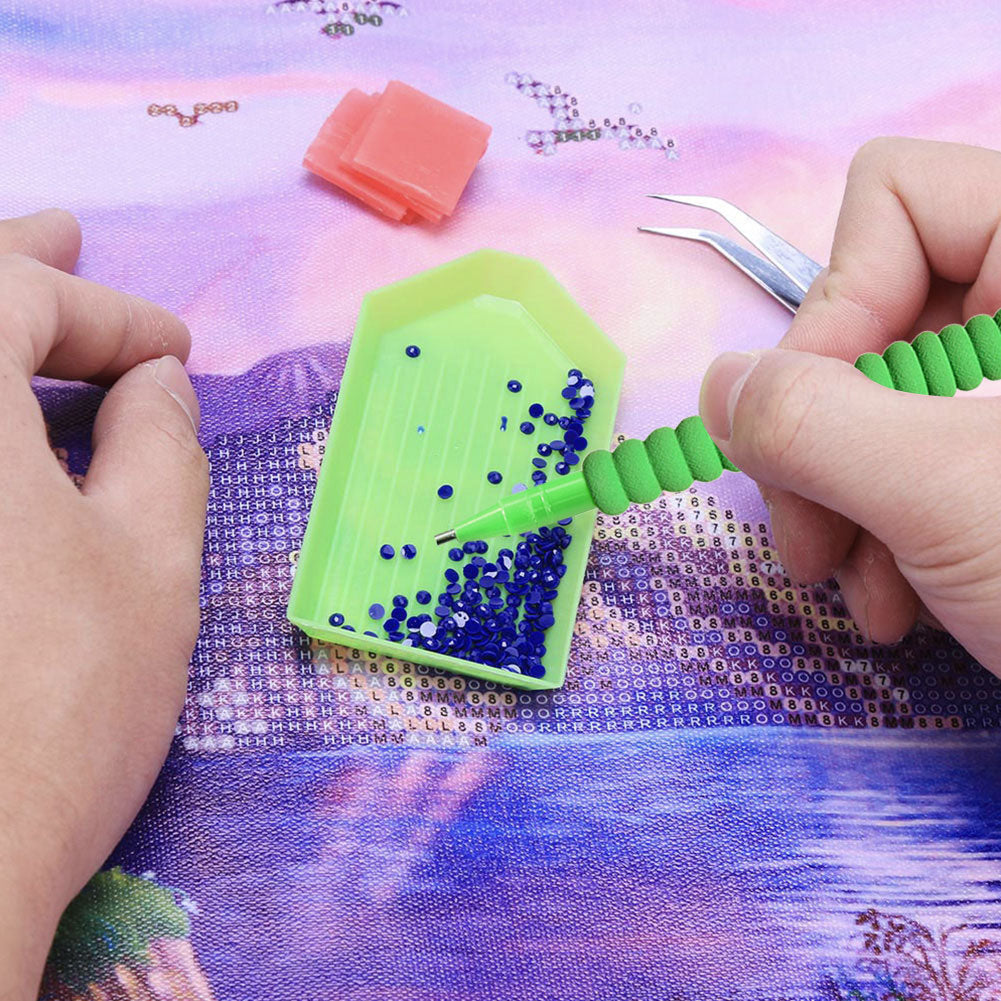 6pcs Diamond Painting Drill Pen Christmas Cartoon Gem Rhinestone Picker Tool