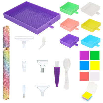 Diamond Painting Tools Kit Diamond Painting Pen Tools Set Rhinestone Tray Sorter