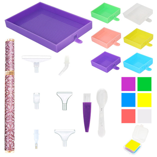 Diamond Painting Tools Kit Diamond Painting Pen Tools Set Rhinestone Tray Sorter