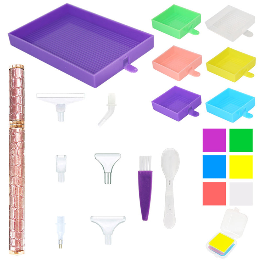 Diamond Painting Tools Kit Diamond Painting Pen Tools Set Rhinestone Tray Sorter