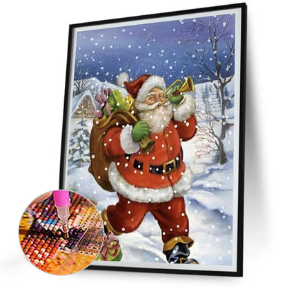 Santa Claus - Full Round Drill Diamond Painting 30*40CM