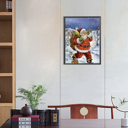 Santa Claus - Full Round Drill Diamond Painting 30*40CM