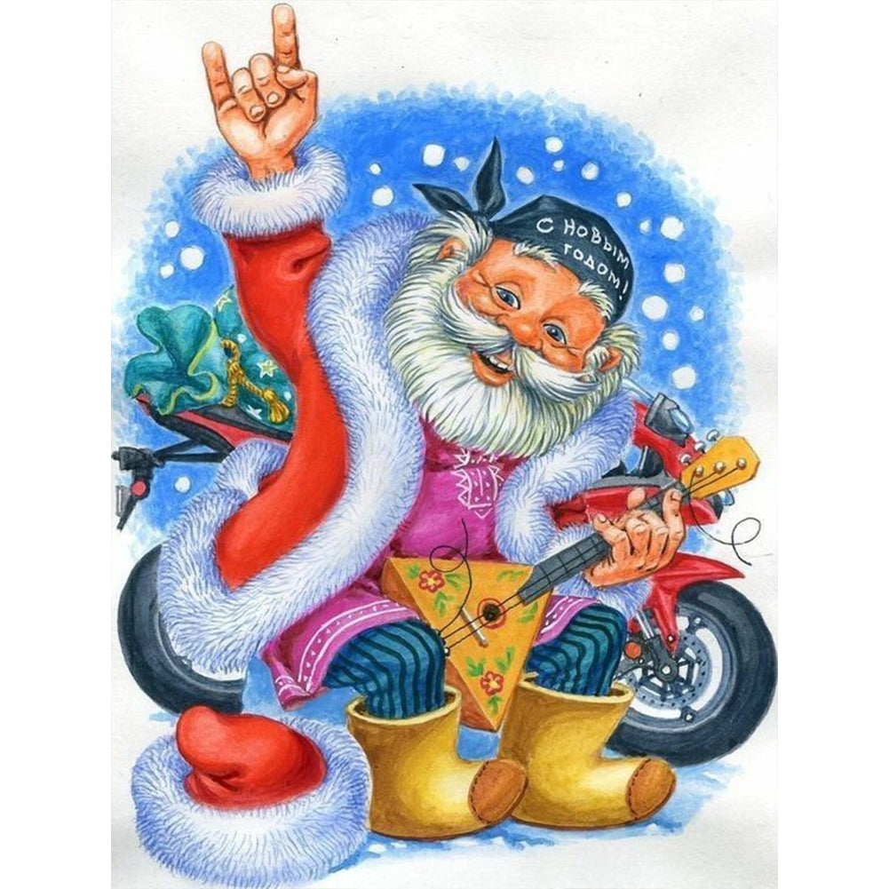 Santa Claus - Full Round Drill Diamond Painting 30*40CM