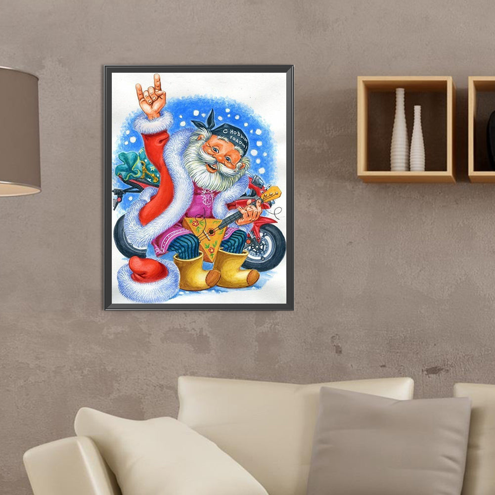 Santa Claus - Full Round Drill Diamond Painting 30*40CM