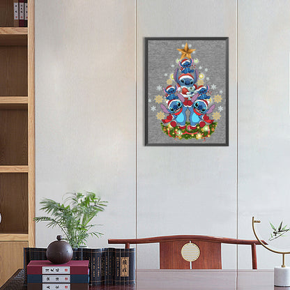 Christmas Tree - Full Round Drill Diamond Painting 30*40CM