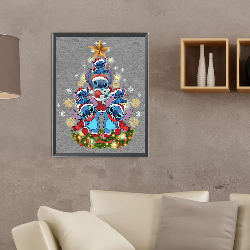 Christmas Tree - Full Round Drill Diamond Painting 30*40CM