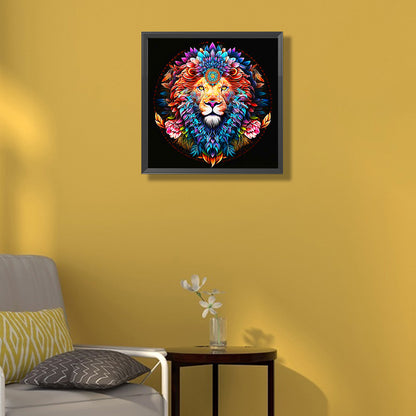 Lion - Full Round Drill Diamond Painting 50*50CM
