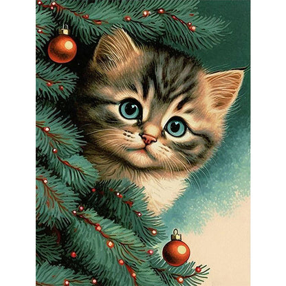 Kitten - 11CT Stamped Cross Stitch 40*55CM