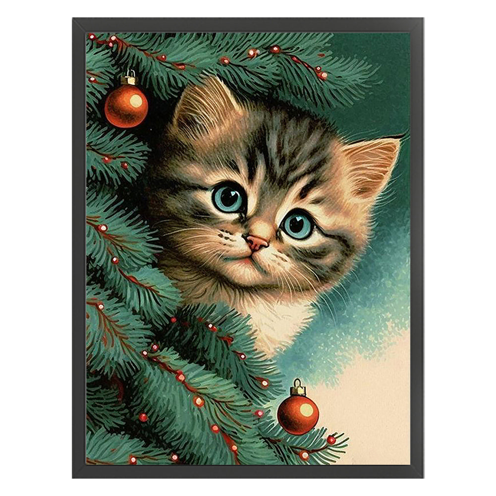 Kitten - 11CT Stamped Cross Stitch 40*55CM