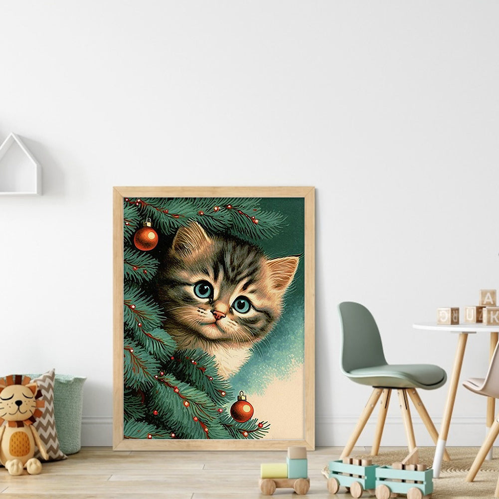 Kitten - 11CT Stamped Cross Stitch 40*55CM