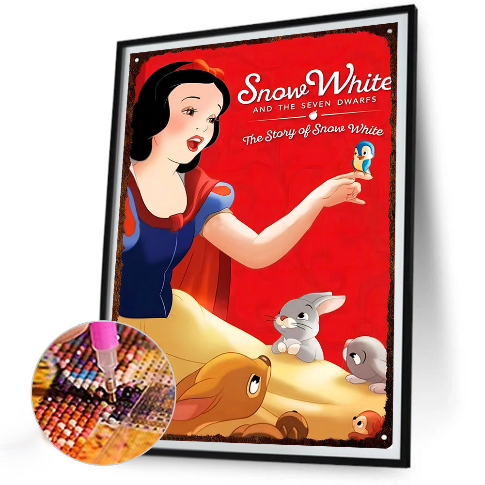 Snow White - Full Round Drill Diamond Painting 30*40CM