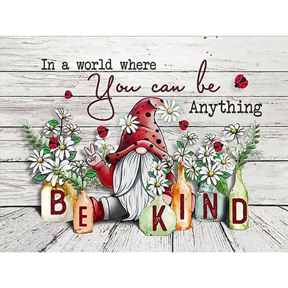 Holiday Gnome - Full Round Drill Diamond Painting 40*30CM