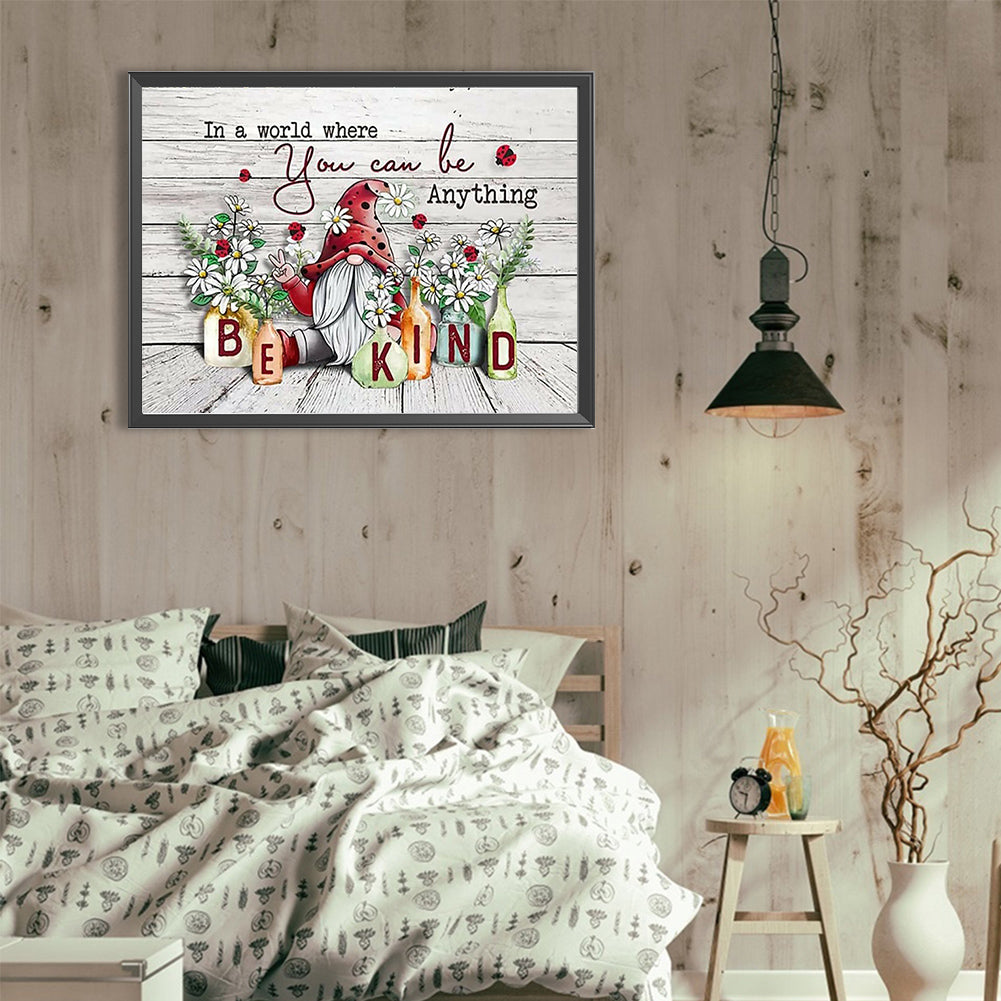 Holiday Gnome - Full Round Drill Diamond Painting 40*30CM