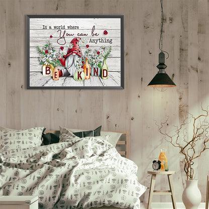 Holiday Gnome - Full Round Drill Diamond Painting 40*30CM