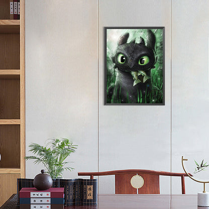 Cartoon Dragon - Full Round Drill Diamond Painting 30*40CM