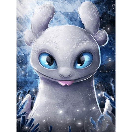 Cartoon Dragon - Full Round Drill Diamond Painting 30*40CM