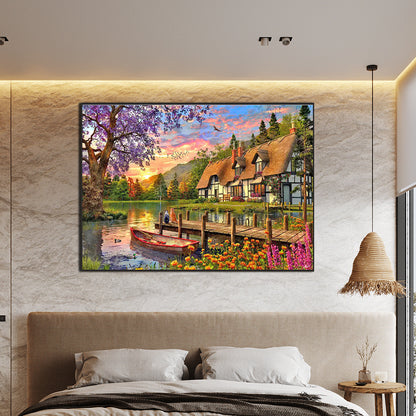 Urban Country - Full Round Drill Diamond Painting 70*50CM