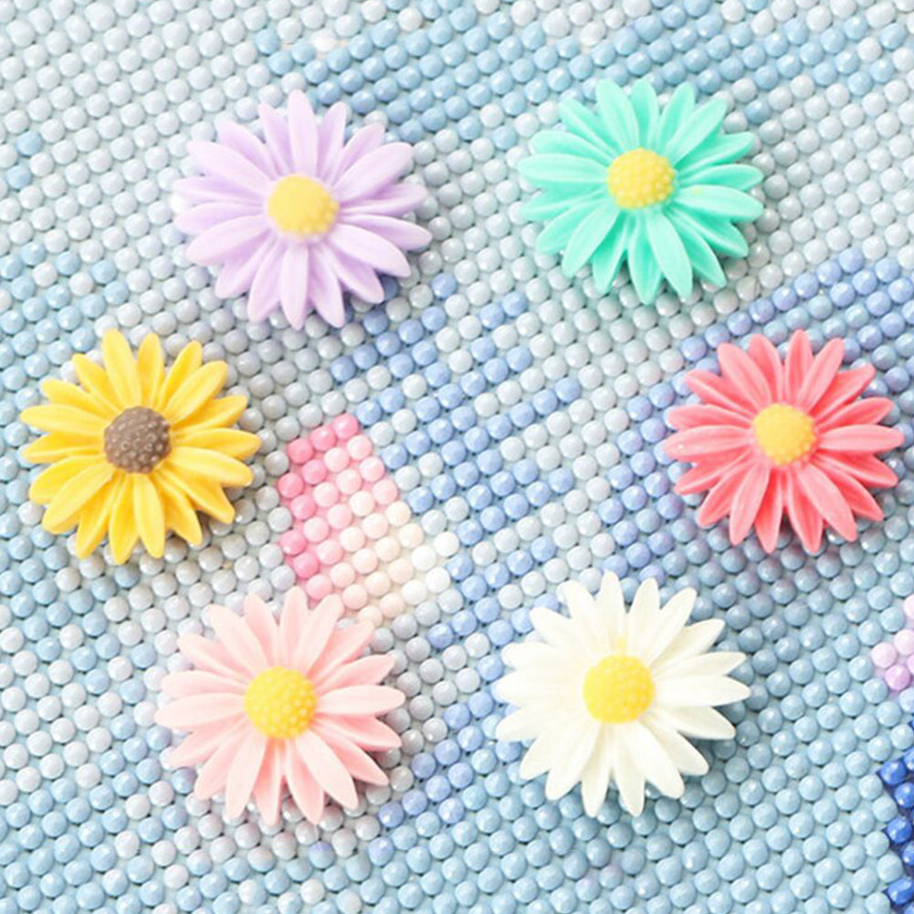 6pcs Diamond Painting Holder Flower Magnet Cover Diamond Painting Magnet Holders