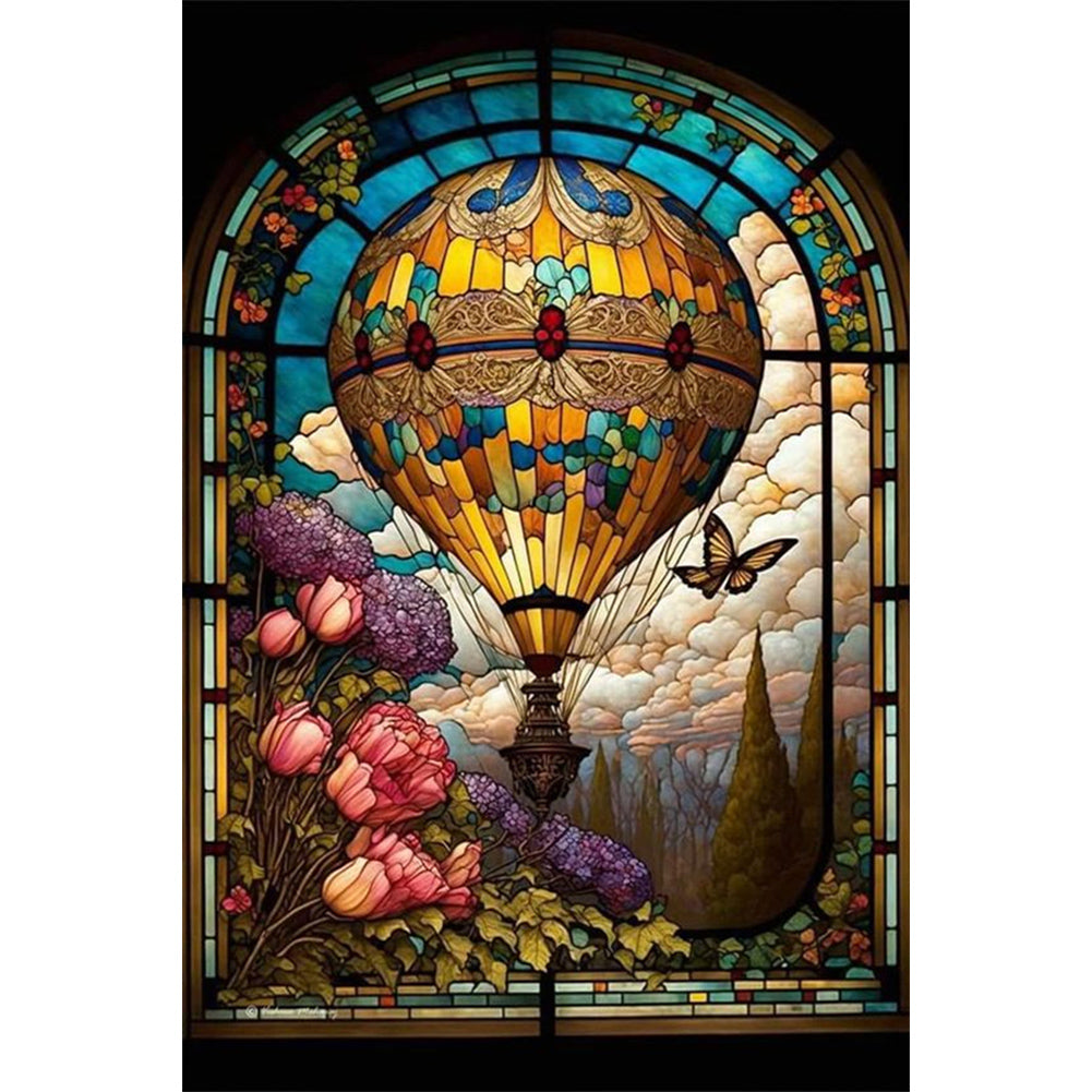 Hot Air Balloon - Full AB Round Drill Diamond Painting 40*60CM