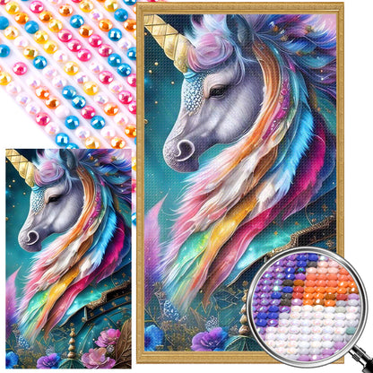 Unicorn - Full AB Round Drill Diamond Painting 40*70CM